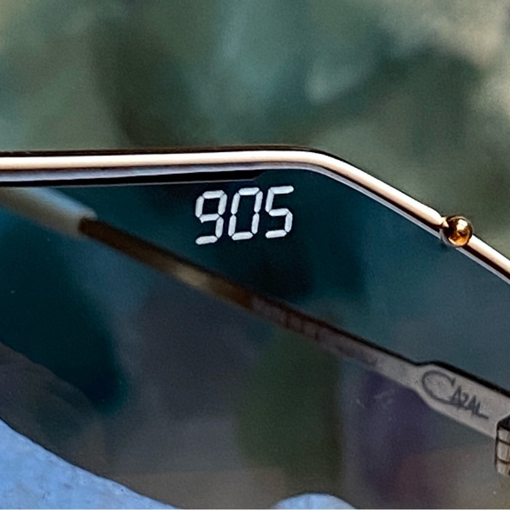 CAZAL Legends Model 905 COL 332 65-12 135mm White Gold Vintage 1980’s Sunglasses - Picture 3 of 17
